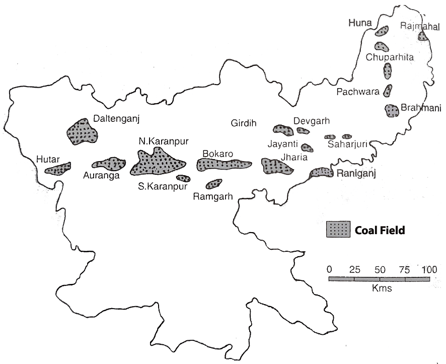Major Coal Fields in India