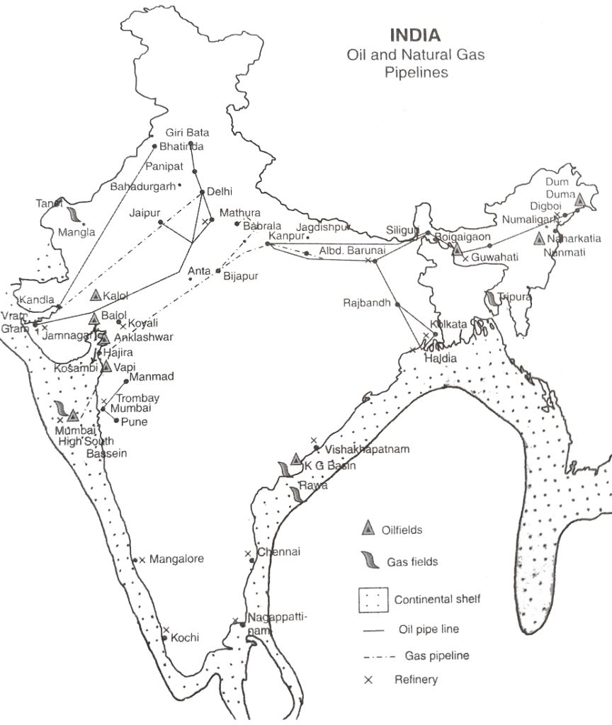 Major Oil Fields in India